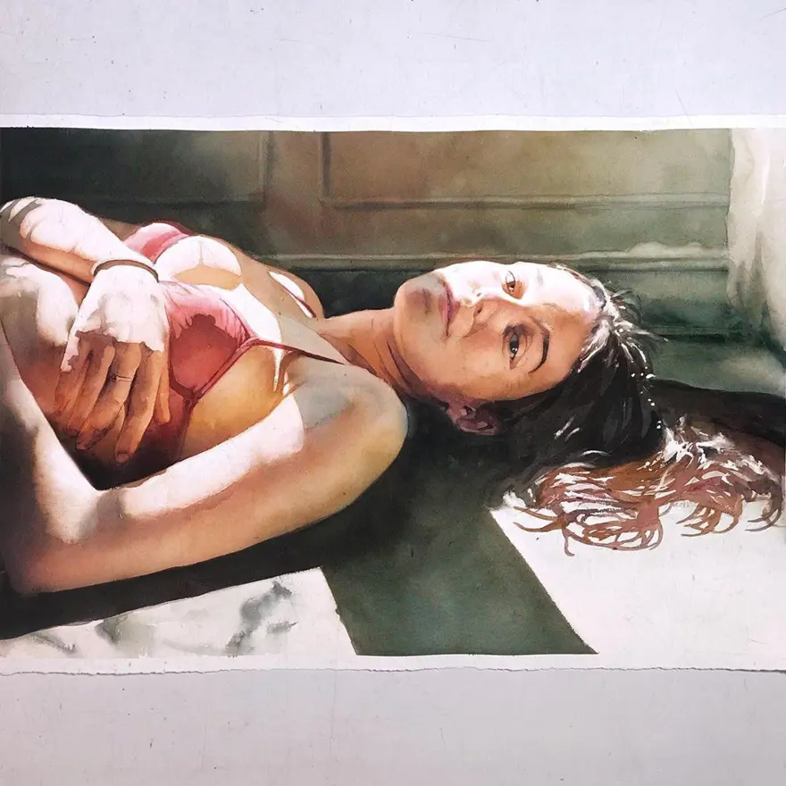 Gerçek gibi görünen sulu boya resimler 37