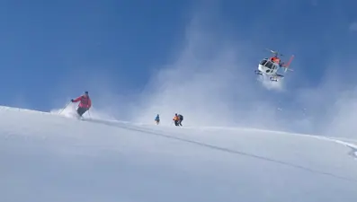 Kaçkar Dağları'nda 'heliski' heyecanı sürüyor