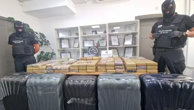 Diplomatik plakalı araçta rekor kokain: 206 kilo