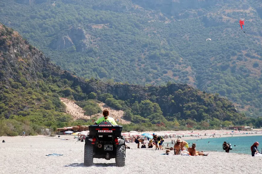 ATV motorlu 112 Acil Servis ekibi sahillerde hayat kurtarıyor 2