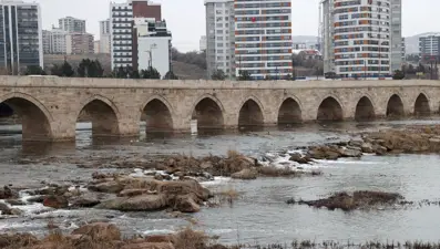 Kızılırmak'ta debi düştü