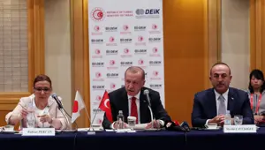 Cumhurbaşkanı Erdoğan Japon iş adamlarıyla buluştu
