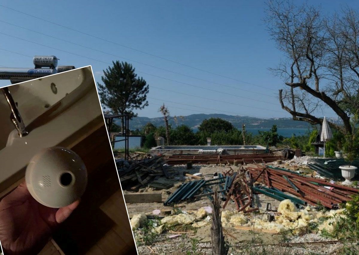 Gizli kamera rezaletinin ardından Sapanca Belediyesi o bungalovu yıktı