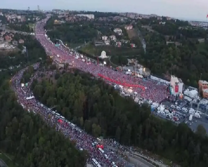 Köprüde Milli Birlik Yürüyüşü 47 Köprüde Milli Birlik Yürüyüşü 47