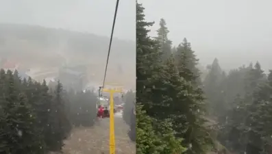 Uludağ’da yılın ilk karı yağdı: Sezon erken başlayabilir