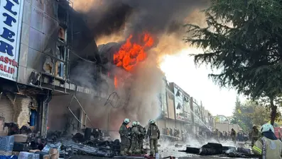 Bağcılar İSTOÇ'ta yangın