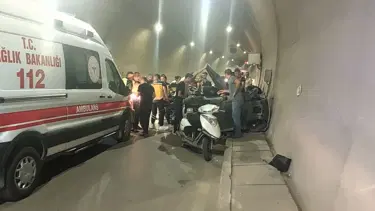 Amasya'da trafik kazası: 2 yaralı