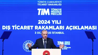 İhracatta Cumhuriyet tarihinin rekoru kırıldı | Cumhurbaşkanı Erdoğan: 2024'te 262 milyar dolar ihracatla rekor kırıldı