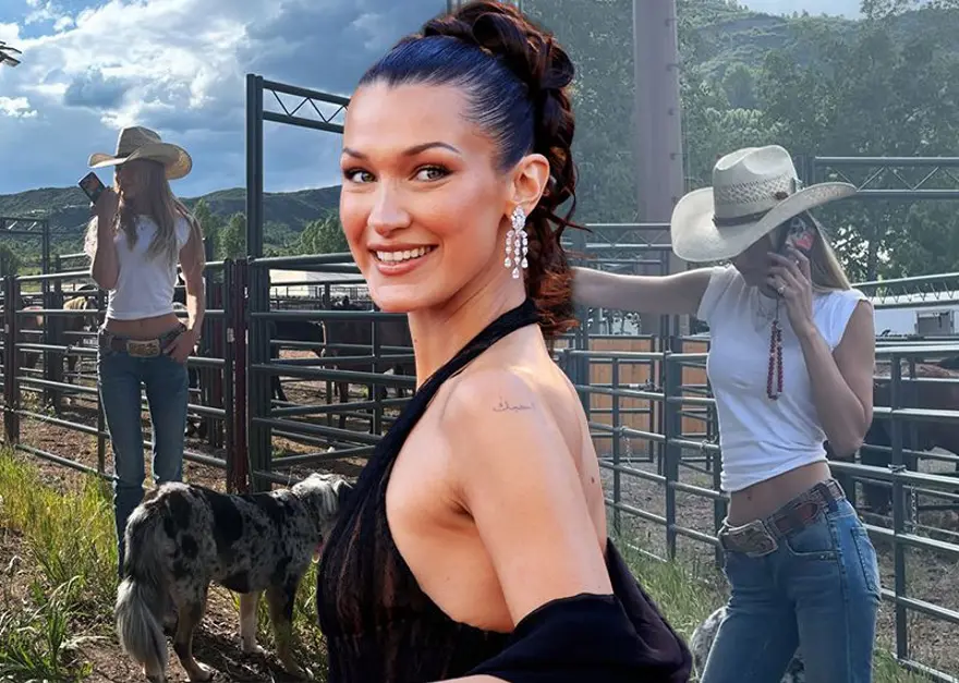 Bella Hadid çiftlik hayatını paylaştı 