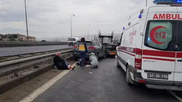 TEM'de zincirleme kaza: 11 kişi yaralandı