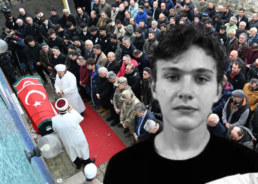 Milli judocu Emre Yazgan son yolculuğuna uğurlandı 