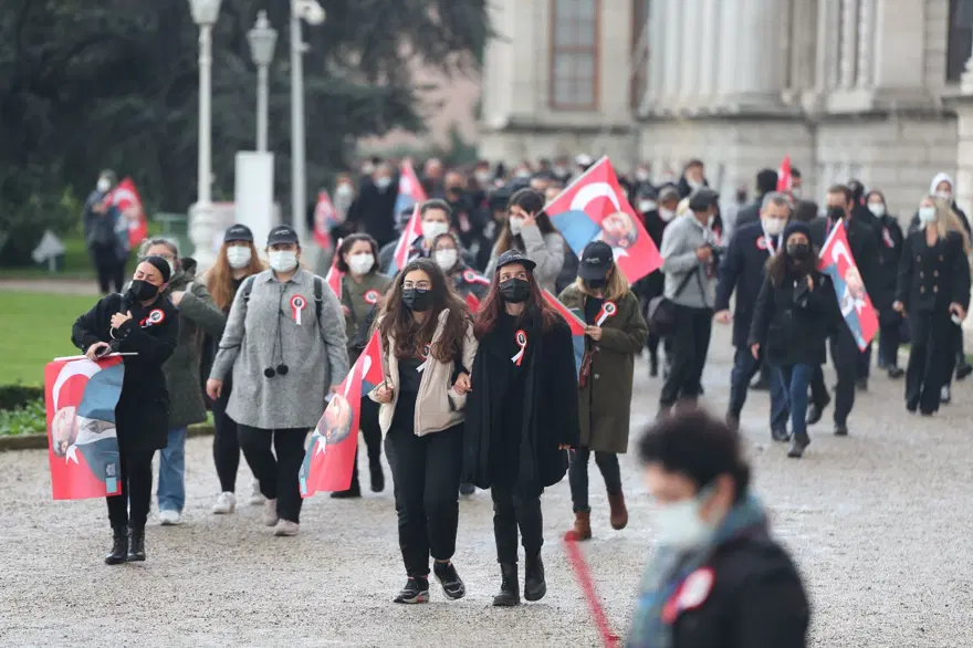 Büyük Önder Atatürk Dolmabahçe'de anıldı 32