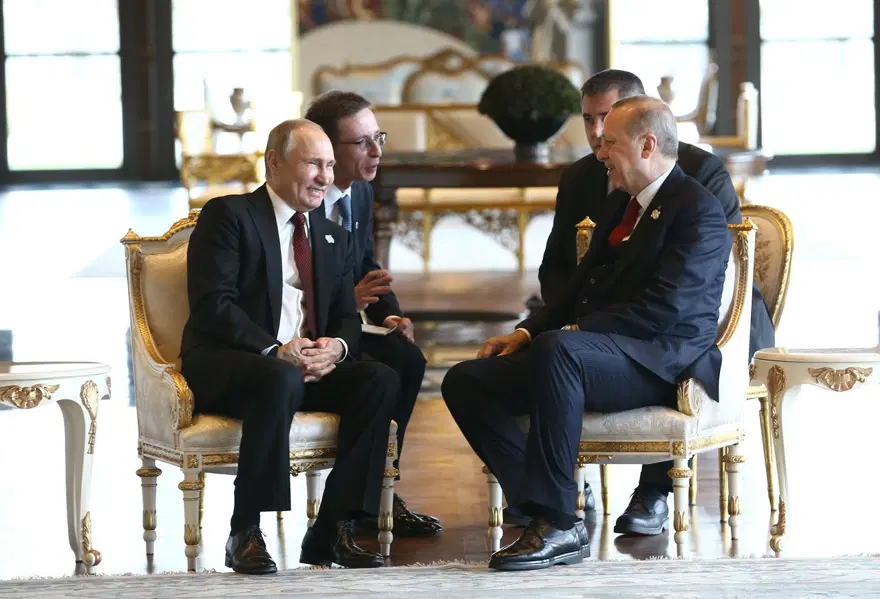 Cumhurbaşkanı Erdoğan ve Putin Beştepe'de Akkuyu Nükleer Santrali'nin temelini attı 1