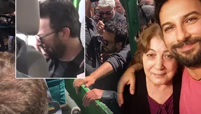 Tarkan'ın annesi son yolculuğuna uğurlandı