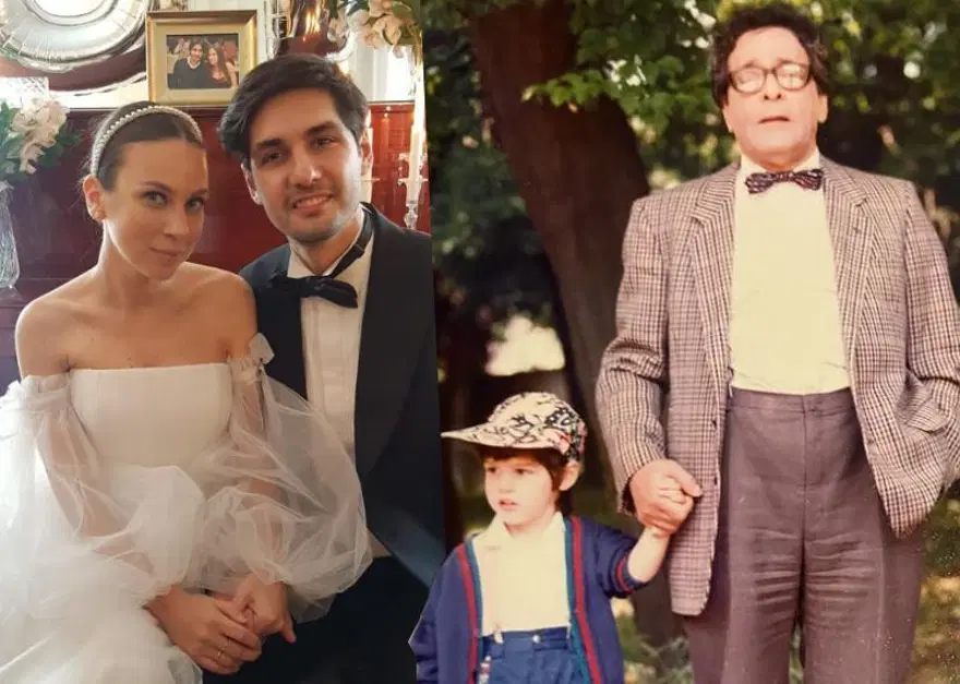 Gazanfer Özcan'ın torunu Tarık Ündüz'den oğluyla ilk poz Gazanfer Özcan'ın torunu Tarık Ündüz'den oğluyla ilk poz