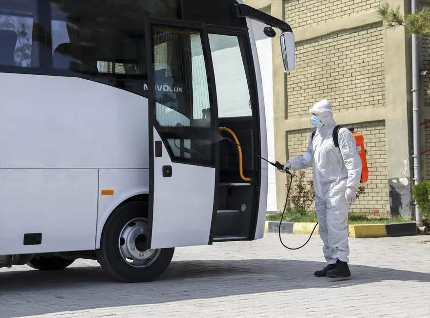 Askeri birliklerde corona virüs önlemleri uygulanıyor 3