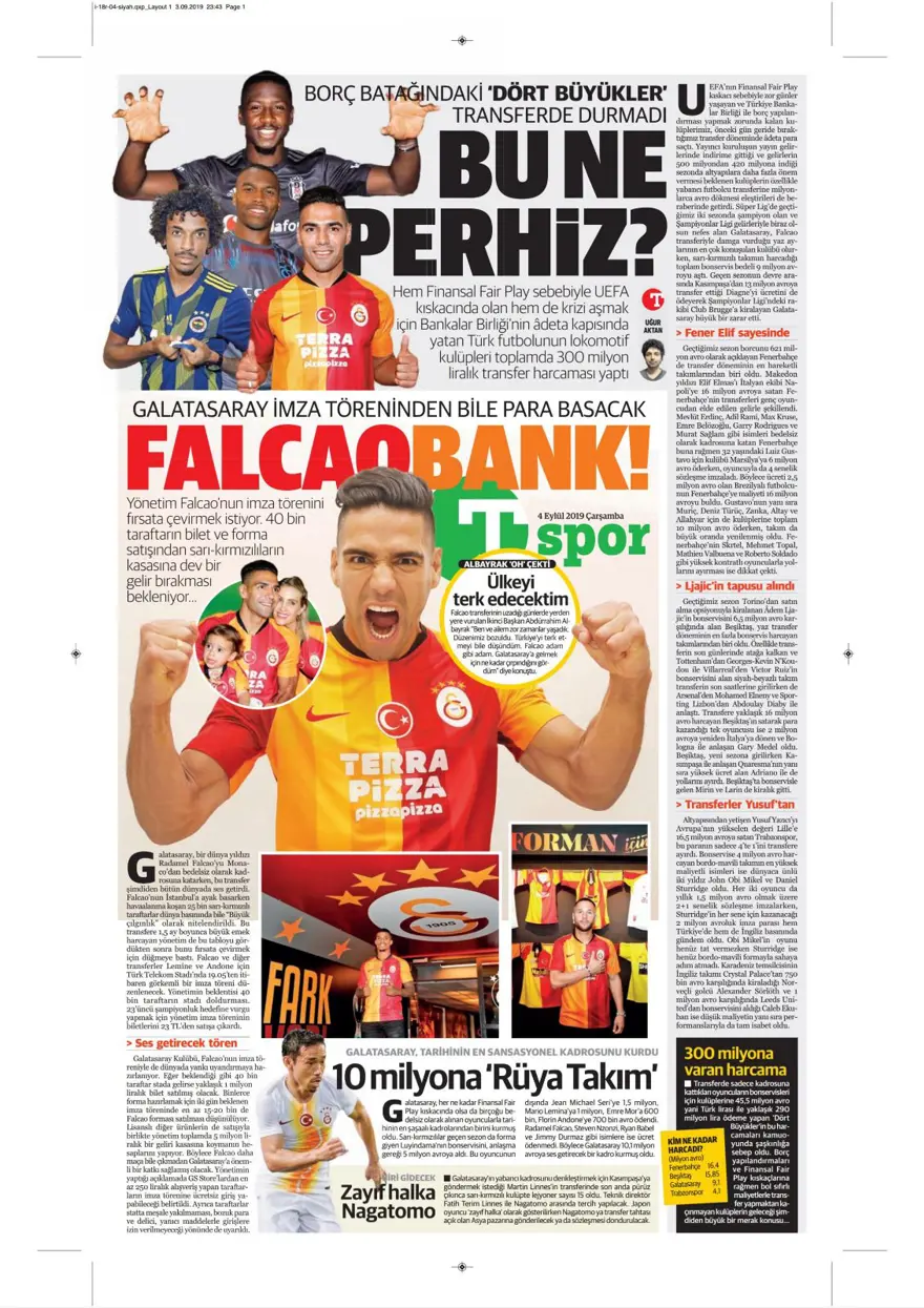 Günün spor manşetleri (04 Eylül 2019) 22