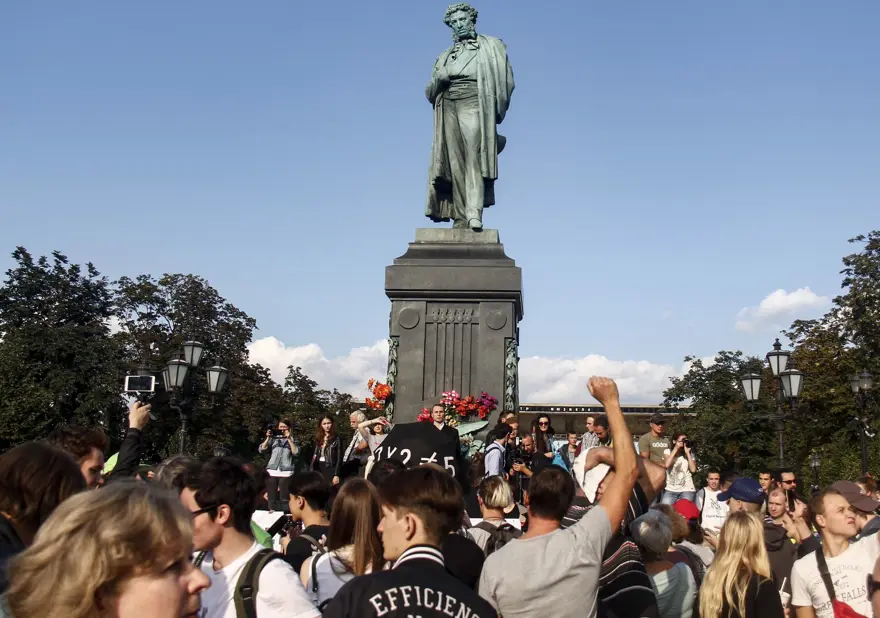 Rusya'da seçim protestoları devam ediyor 10
