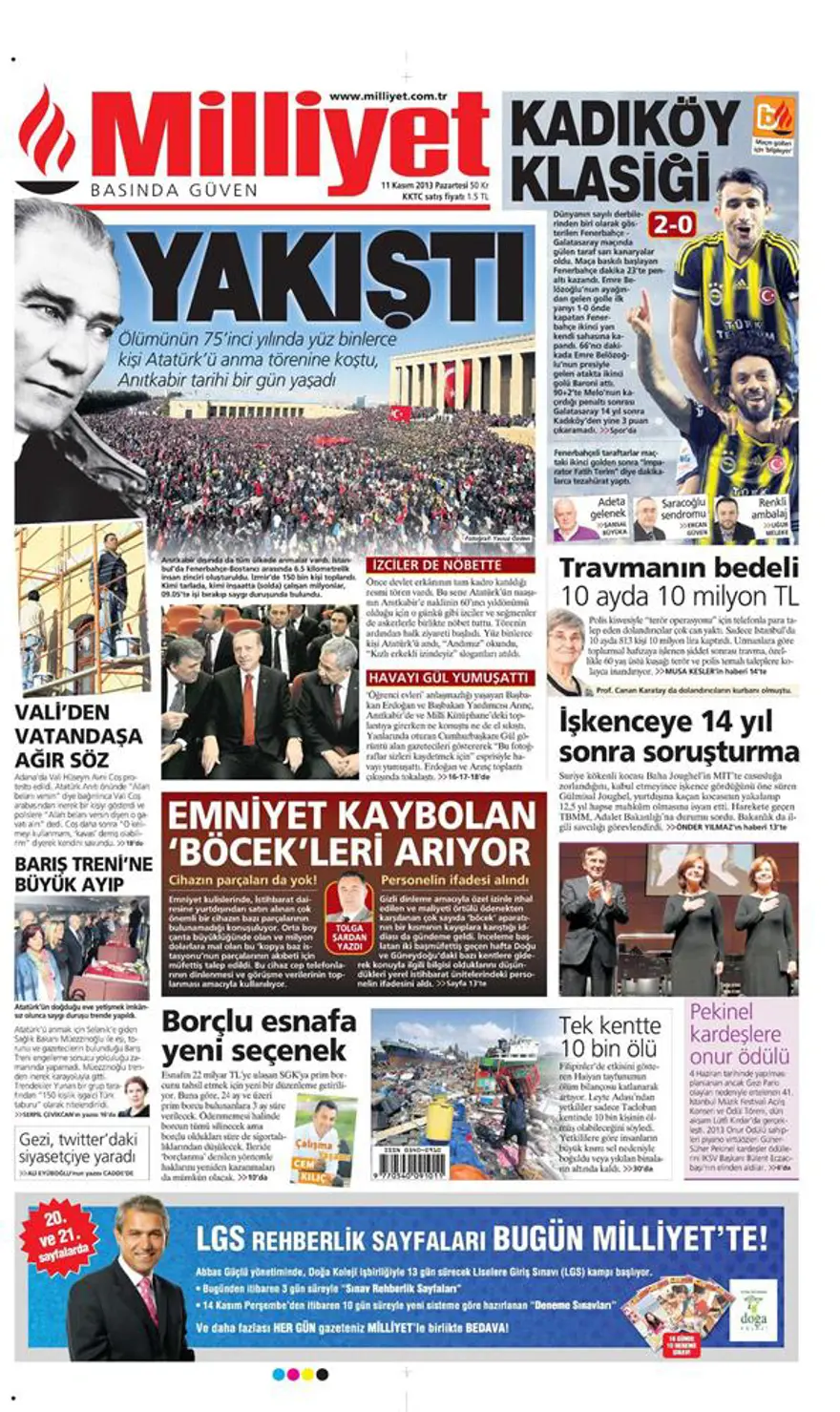 Günün manşetleri - 11 Kasım 3