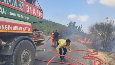 Hatay'daki orman yangını kontrol altında