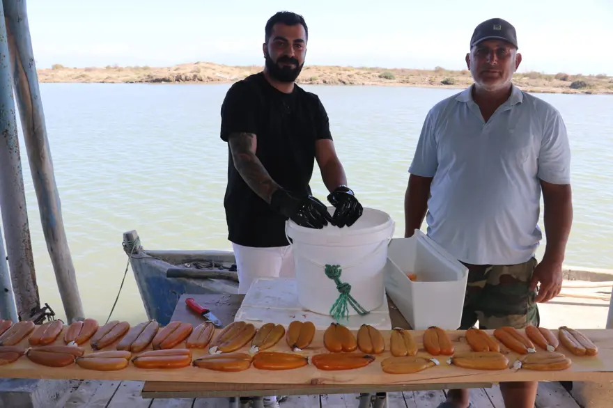 Adana'daki dalyanlardan avlanıyor: Besin değeri çok yüksek, sofralarda yerini alıyor 1