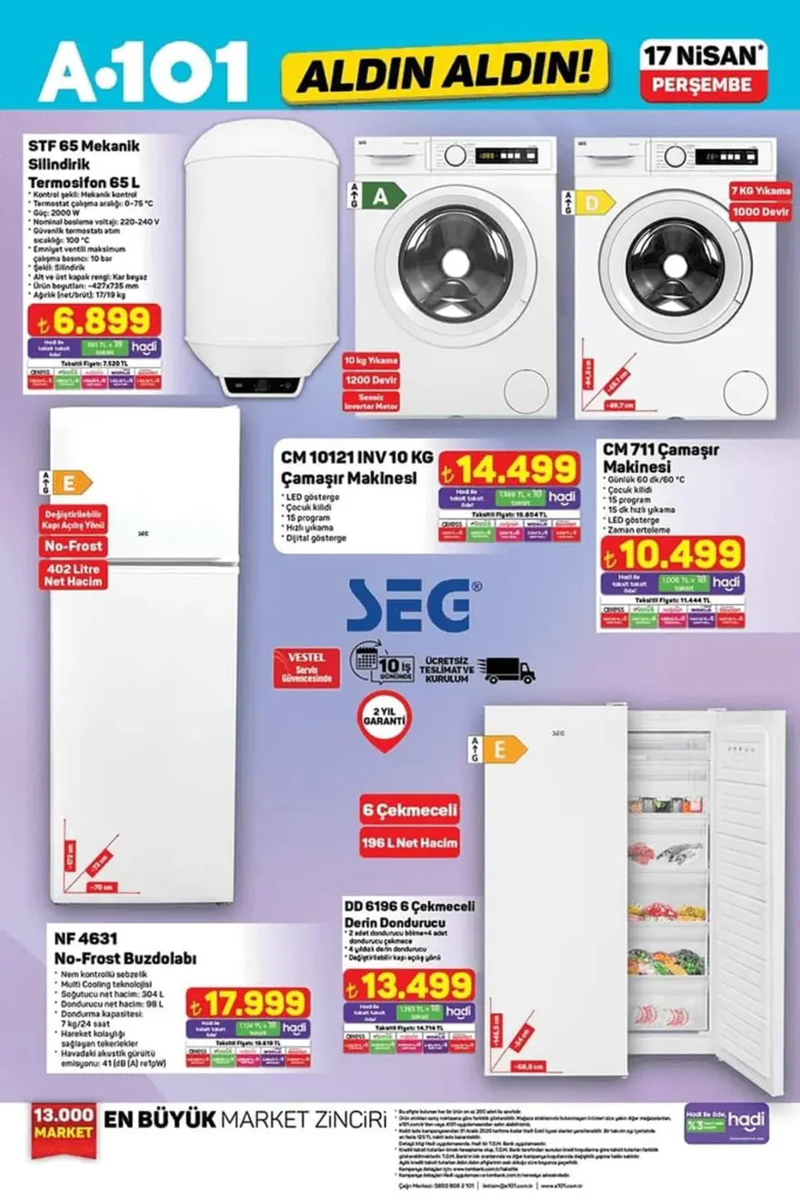 A101 17 NİSAN AKTÜEL KATALOĞU BUGÜN SATIŞTA 2