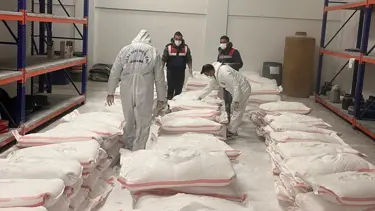 Bebek pudrasına karıştırılmış 250 kilo metamfetamin ele geçirildi