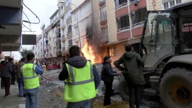 İstanbul'da doğazgaz borusu patladı
