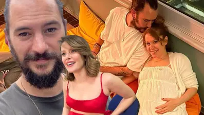 Doğum için gün sayan Burcu Biricik'ten karnı burnunda yeni kare