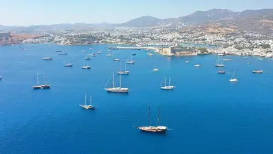 Milyon dolarlık mega yatlar Bodrum'da