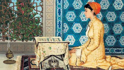 Osman Hamdi Bey'in Kur'an Okuyan Kız tablosu rekor fiyata satıldı