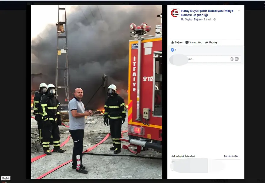 İtfaiyeden tepki çeken fotoğraf 3