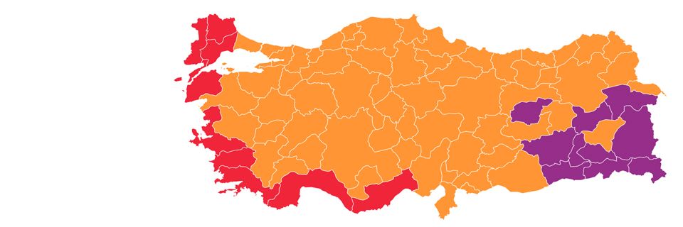 Seçim 2018 sonuçları: Akdeniz'in 3 komşu iline 5 ayrı partiden milletvekili