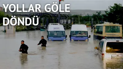 Ankara Akyurt'ta sel