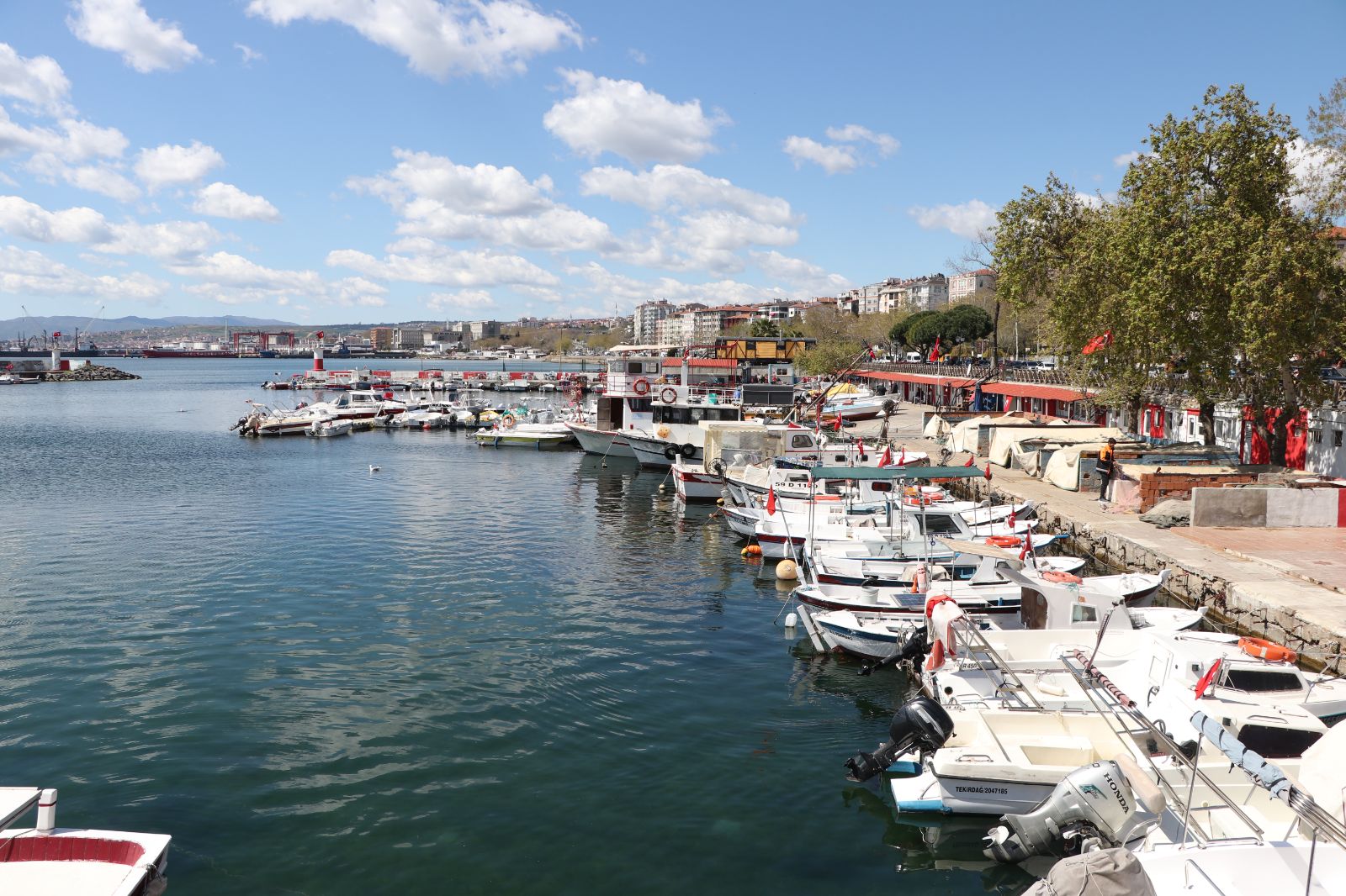 Tekirdağ'da fırtına sona erdi