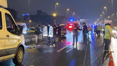 Şişli'de feci kaza: Bariyerlere çarpan motosiklet sürücüsü öldü