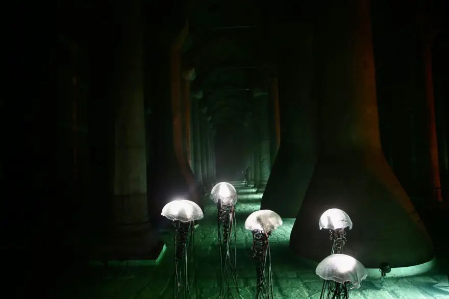 Tarihi Yerebatan Sarnıcı Müzesi yenilenme çalışmalarının ardından açıldı 