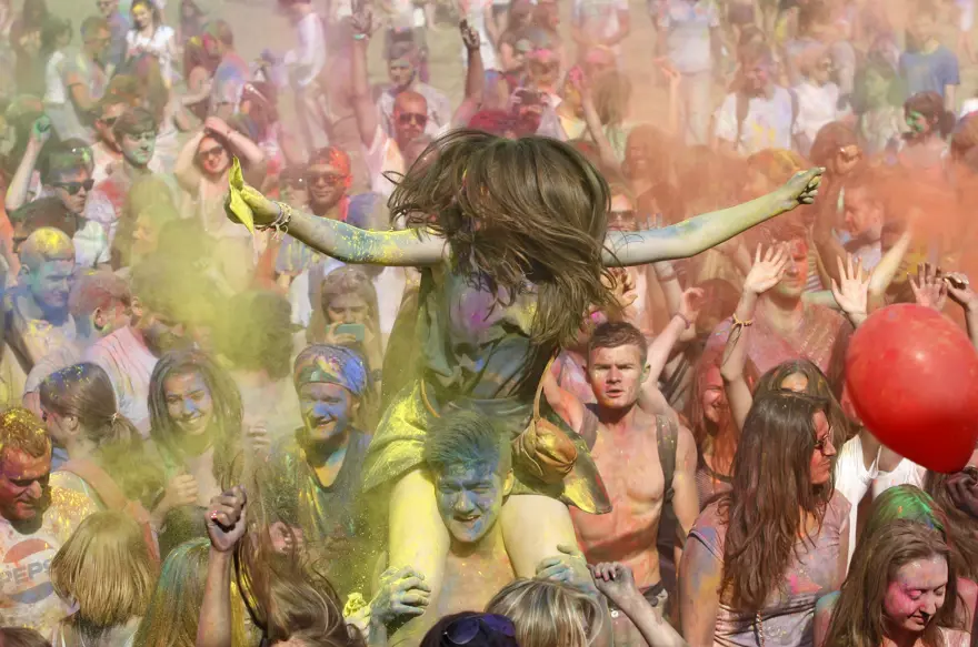 Kiev'de Holi Festivali 29