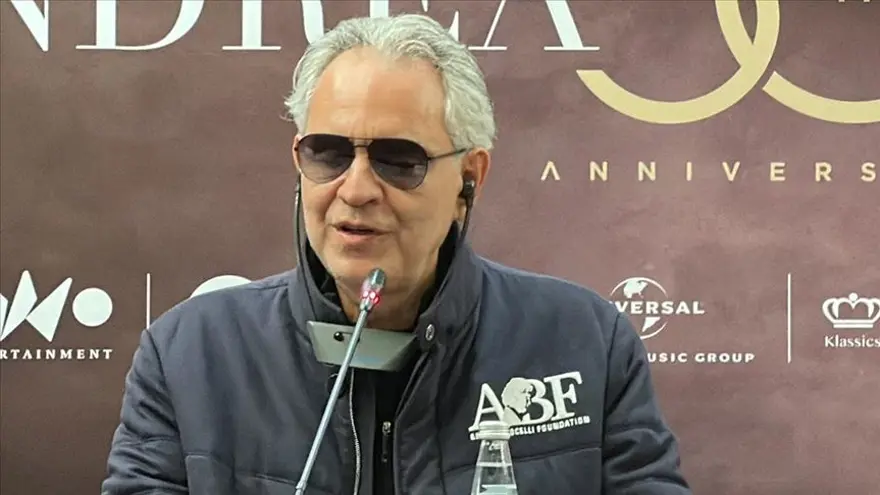 İtalyan tenor Andrea Bocelli: Yeter ki barış olsun ben sesimden feragat edebilirim 1 İtalyan tenor Andrea Bocelli: Yeter ki barış olsun ben sesimden feragat edebilirim 1