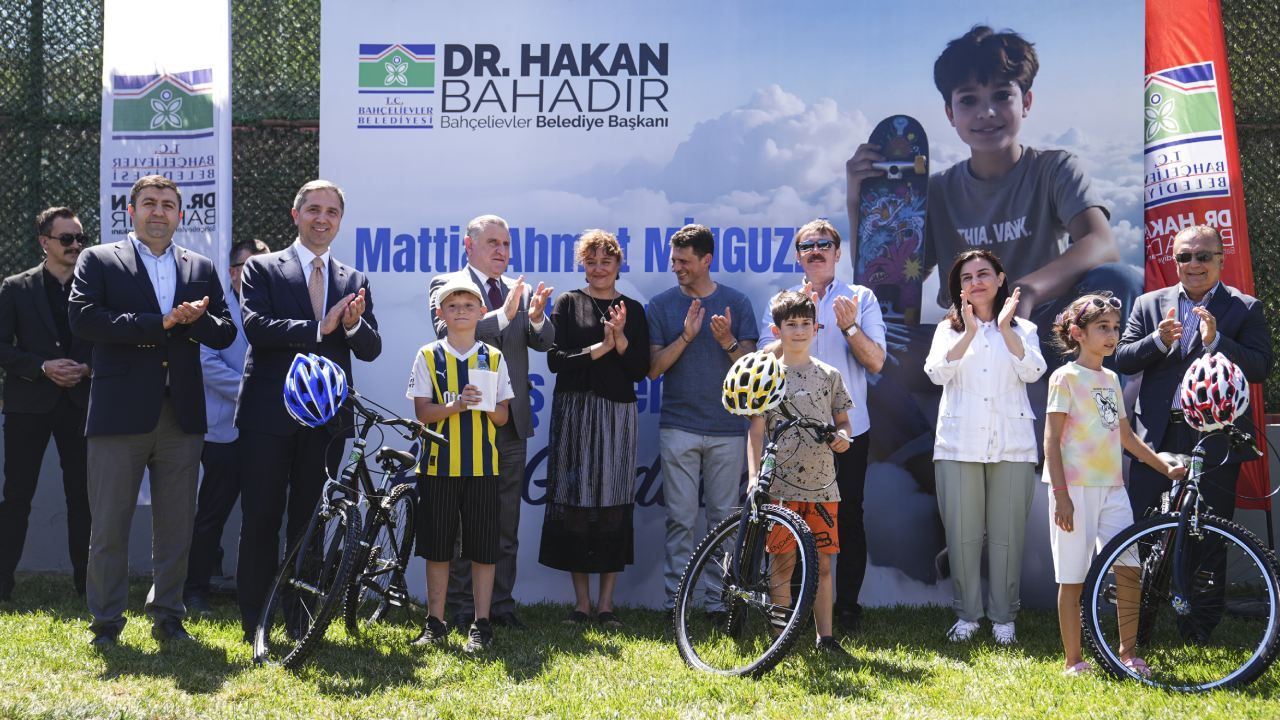 Bahçelievler'de Mattia Ahmet Minguzzi Skate Parkı açıldı