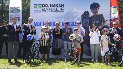 Bahçelievler'de Mattia Ahmet Minguzzi Skate Parkı açıldı