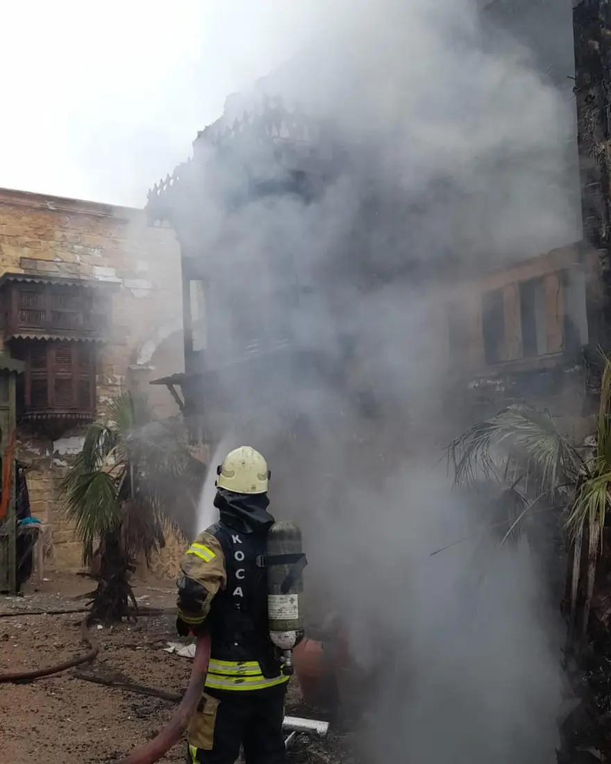 Dizi setinde yangın 4