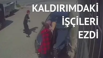 Çay molasına çıkan işçilere böyle çarptı