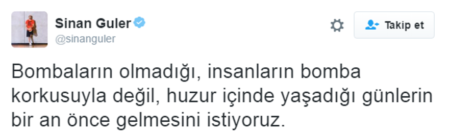 Beşiktaş'taki terör saldırısına spor dünyasından tepkiler 16