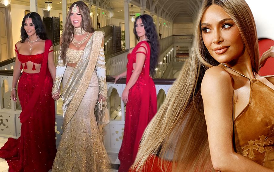 Kim Kardashian dünyanın en pahalı düğününde kurala uymadı!