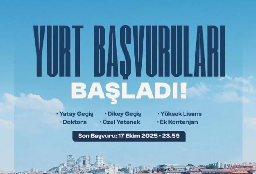 BAŞLADI |  KYK ek yurt başvuruları ne zaman? 2025-2026 GSB KYK ek yurt başvuru tarihleri 