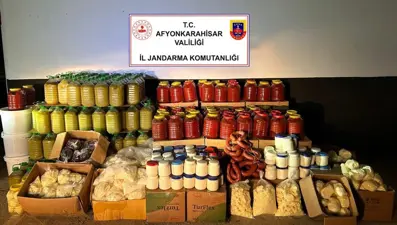 Afyonkarahisar’da sahte zeytinyağı ve kaçak gıda operasyonu