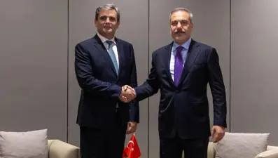 Hakan Fidan, Karadağlı mevkidaşı İbrahimovic ile görüştü