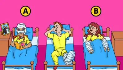 Ortadaki adamın karısı hangisi? (Detay testi)