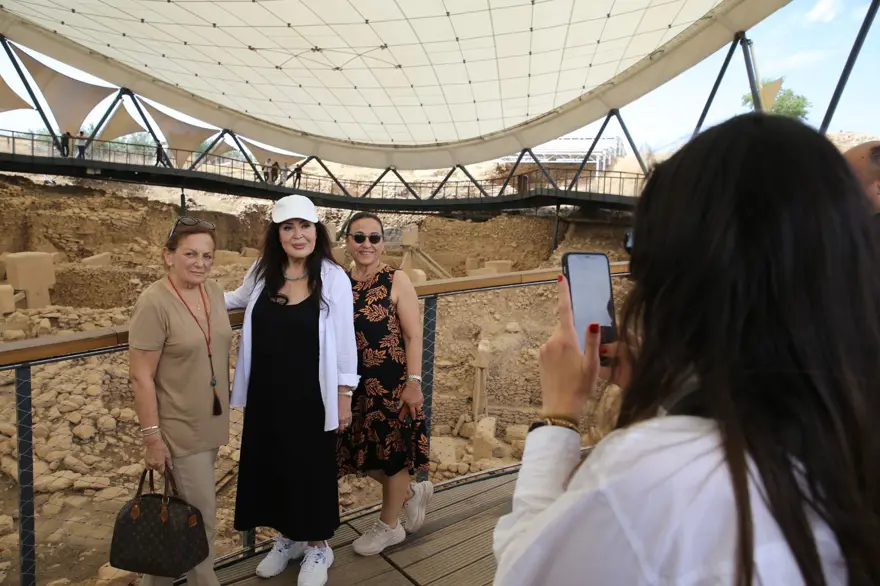 Türkan Şoray Göbeklitepe'yi ziyaret etti 6